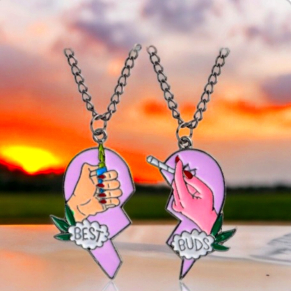 Best Buds Necklace, Bestie Necklace, BFF Necklace